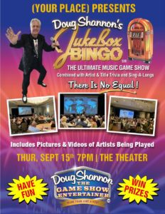 Jukebox Bingo Flyer Template