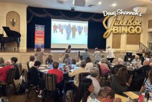 Doug Shannon's Jukebox Bingo Game Show doing the Cha-Cha Slide.