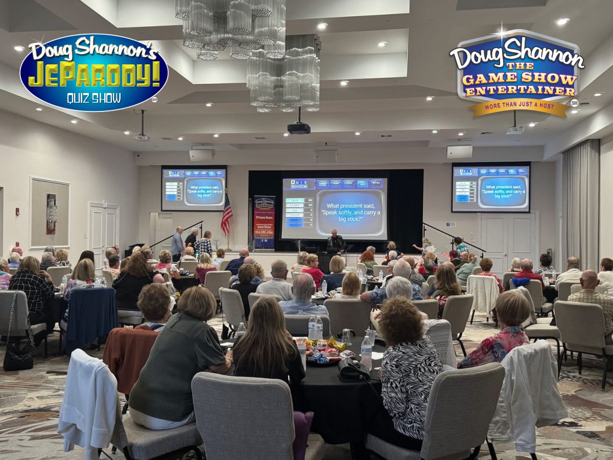 JeParody Ponte Vecchio audience with 3 screens