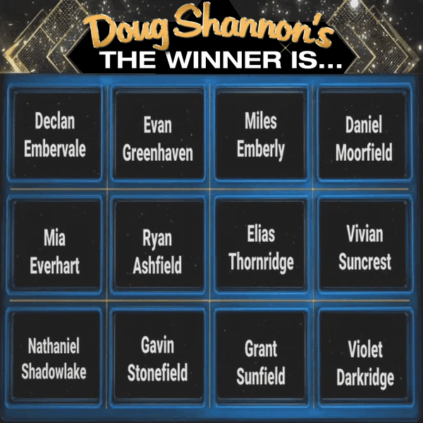 The Winner Is... Mini Game Show goes with all of Doug Shannon's other games